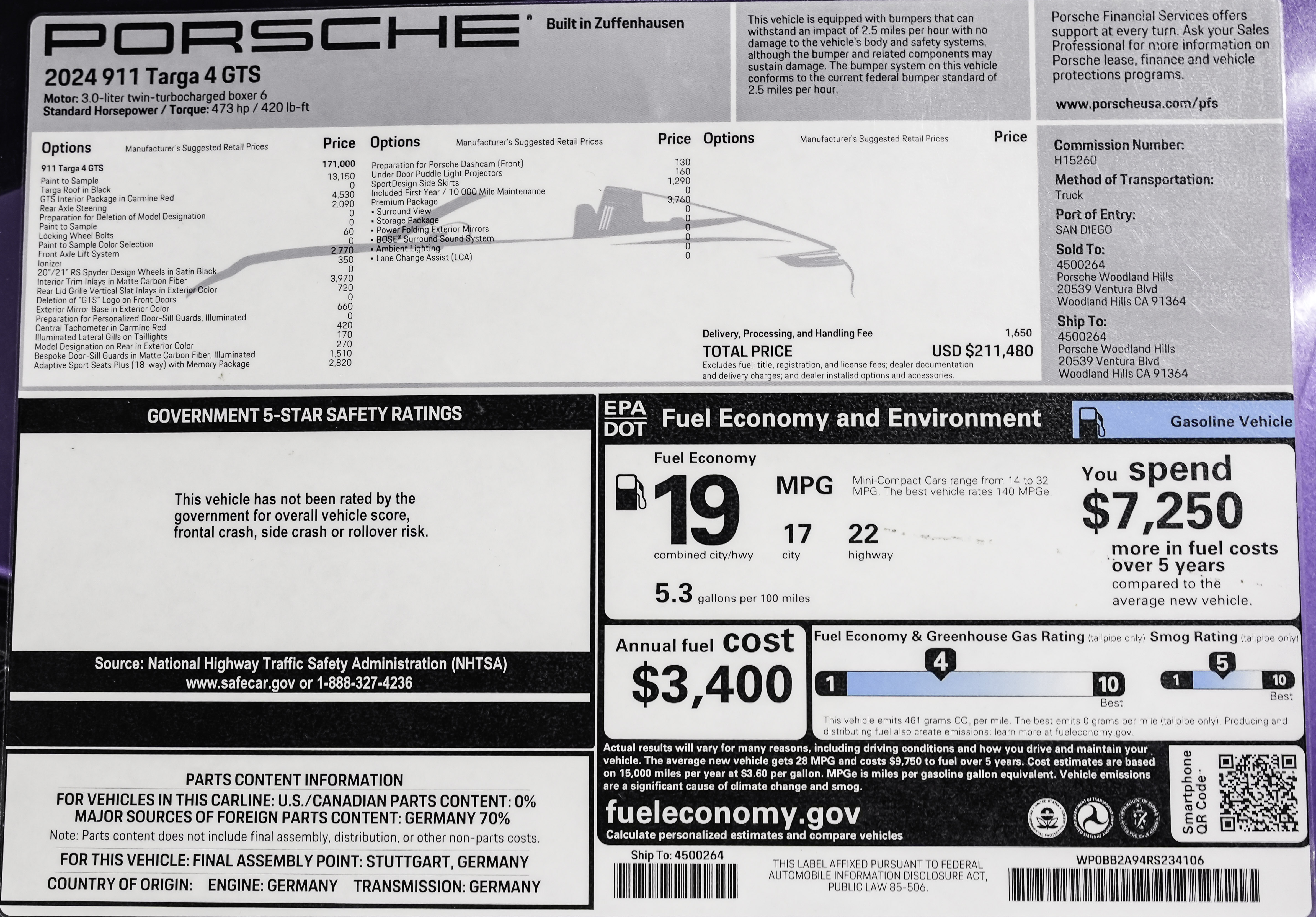 2024 Porsche 911 Targa 4 GTS — photo 50
