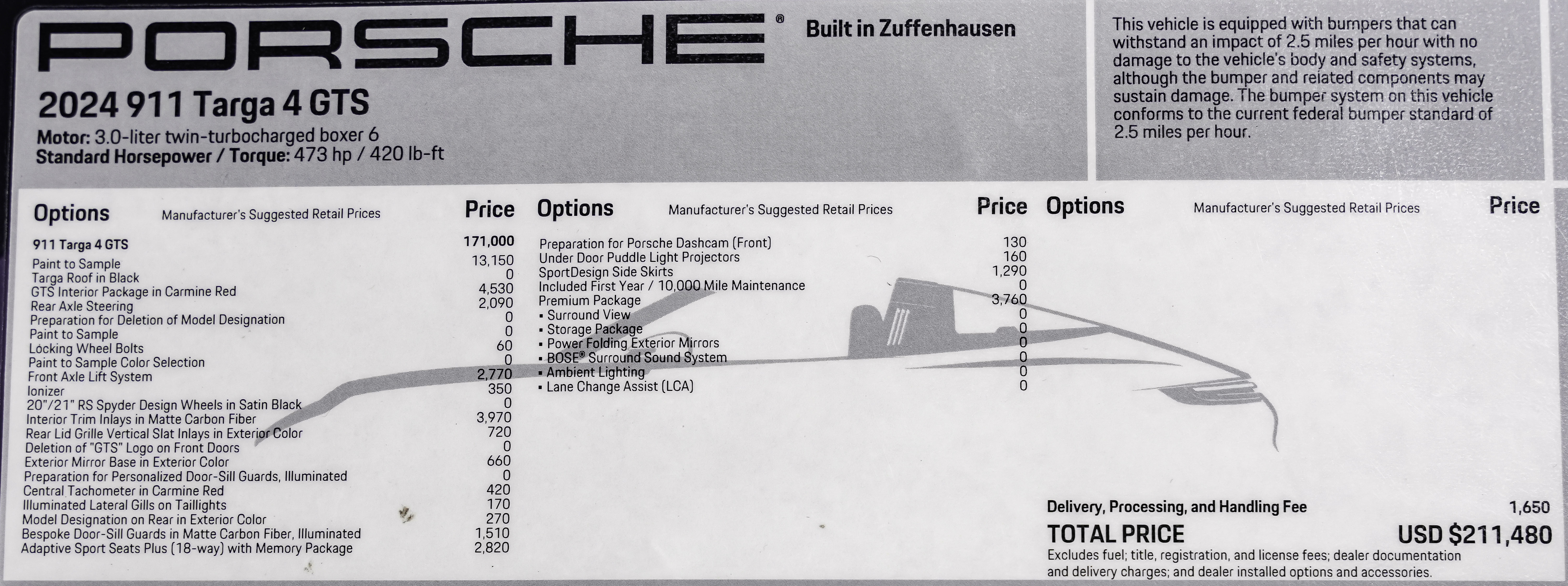 2024 Porsche 911 Targa 4 GTS — photo 51
